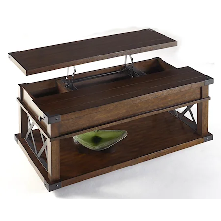 Castered Lift-Top Cocktail Table